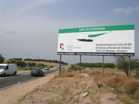 El PP pide a la Junta de Extremadura que garantice la seguridad vial en la EX-206 que se encuentra en obras