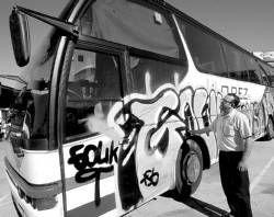 La Guardia Civil detiene a dos jóvenes por realizar pintadas en zonas prohibidas de Cáceres y Malpartida