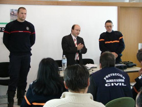 Valencia de Alcántara forma a unos 40 voluntarios de protección civil a prevenir situaciones de riesgo