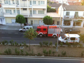 Nueve heridos en un choque entre dos vehículos en la carretera EX-109, a la altura del cruce de 