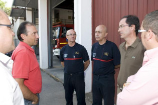 La Diputación de Cáceres estudia mejorar la eficacia del servicio provincial de extinción de incendios