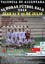 Valencia de Alcántara acoge este fin de semana un campeonato 24 horas de fútbol sala