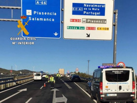 Interceptado un vehículo cuando circulaba a 197 kilómetros por hora entre Trujillo y Cáceres