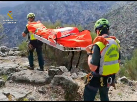 Rescatado un senderista herido tras caer en la ruta de 
