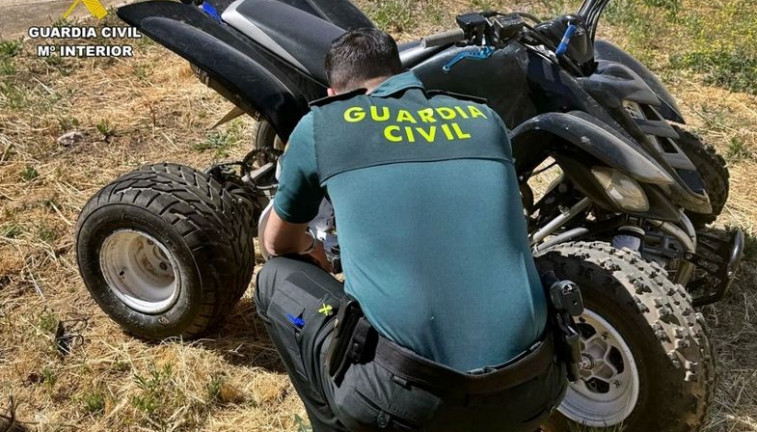 La Guardia Civil consigue recuperar en cuestión de horas dos quads robados para despiezarlos