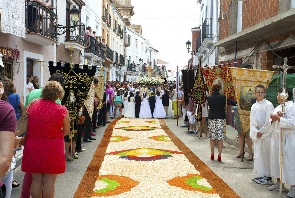 El Corpus Christi de San Vicente de Alcántara busca ser Fiesta de Interés Turístico Nacional