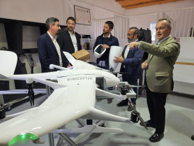 Una empresa alemana lidera en Extremadura un proyecto de mensajería con drones
