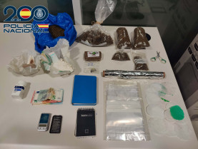 Desarticulada una red de tráfico de drogas con tres detenidos en Cáceres