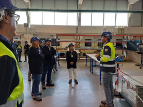 La consejera de Educación de Extremadura visita la Central Nuclear de Almaraz