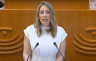 María Guardiola critica al Gobierno por el acuerdo con ERC para la investidura de Salvador Illa
