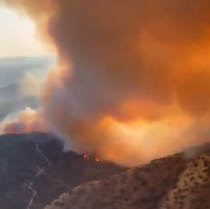 El incendio forestal en Puebla del Maestre mantiene el nivel 1 de peligrosidad