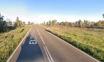 Herido grave un motorista en una colisión con un coche en Montijo