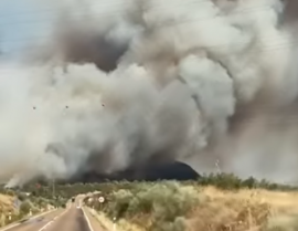 Desactivado el nivel 1 de peligrosidad en el incendio forestal de Mérida