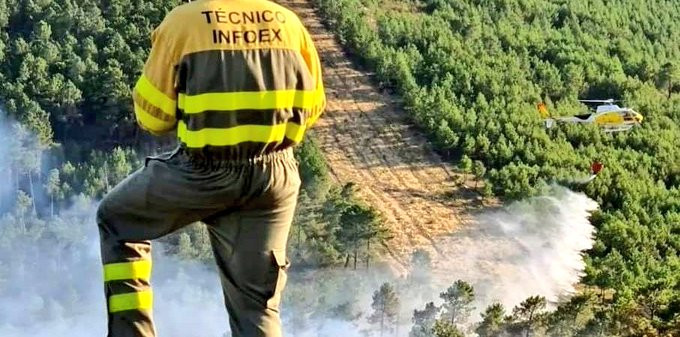 Extremadura registra en los últimos siete días 34 incendios forestales