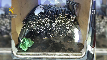 Detenidas 7 personas por el robo de tres toneladas de cableado de cobre en varias localidades