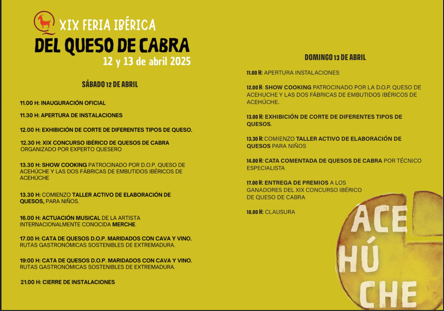 Feria iberia queso de cabra acehuche