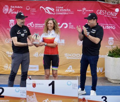 La extremeña Maribel Toro se viste de líder en la Copa de España de Ciclismo Paralímpico