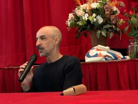 Jesús Carrasco y Elvira Lindo presentan sus obras en la Feria del Libro de Mérida