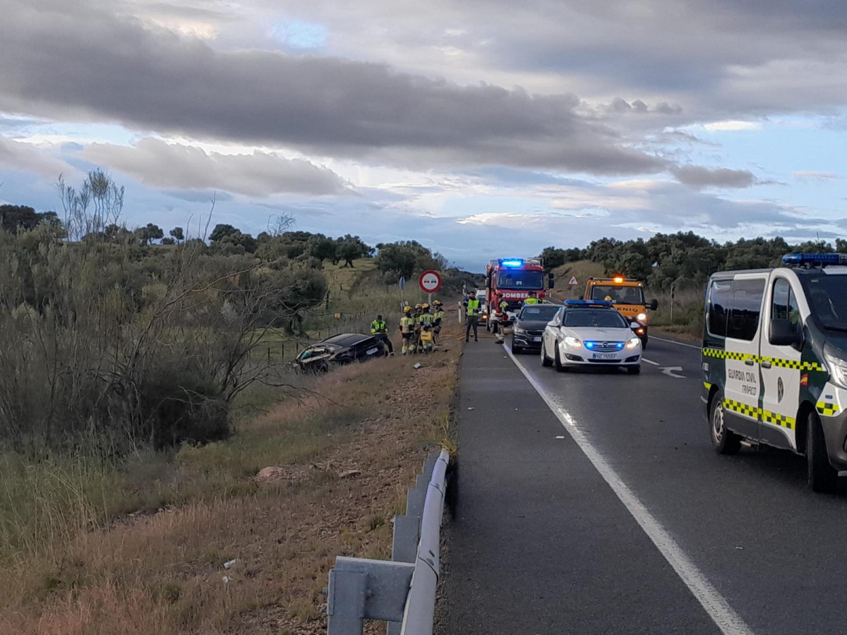 Accidente tru00e1fico Plasencia 1