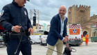 El último adiós a Thor, el perro Policía