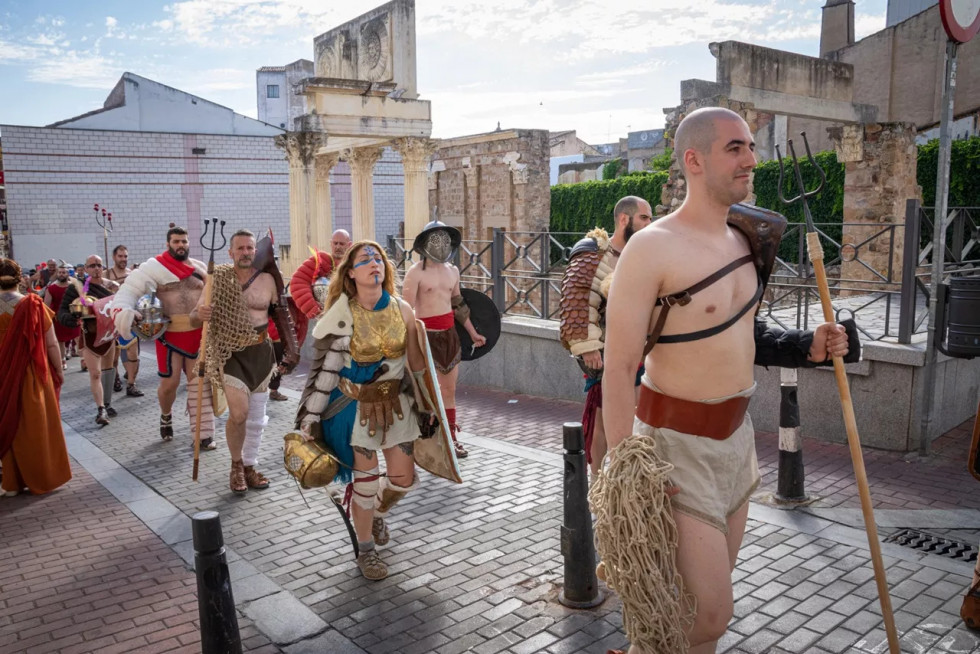 Emerita Lvdica llena Mérida de historia con desfiles y espectáculos romanos