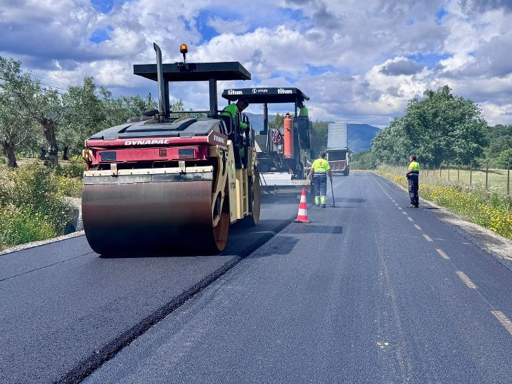 Reanudadas las obras de la CC-114 en Sierra de Gata con más de un millón de euros