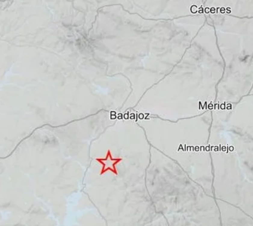 Extremadura registra un temblor de 1.6 grados en la escala de Richter