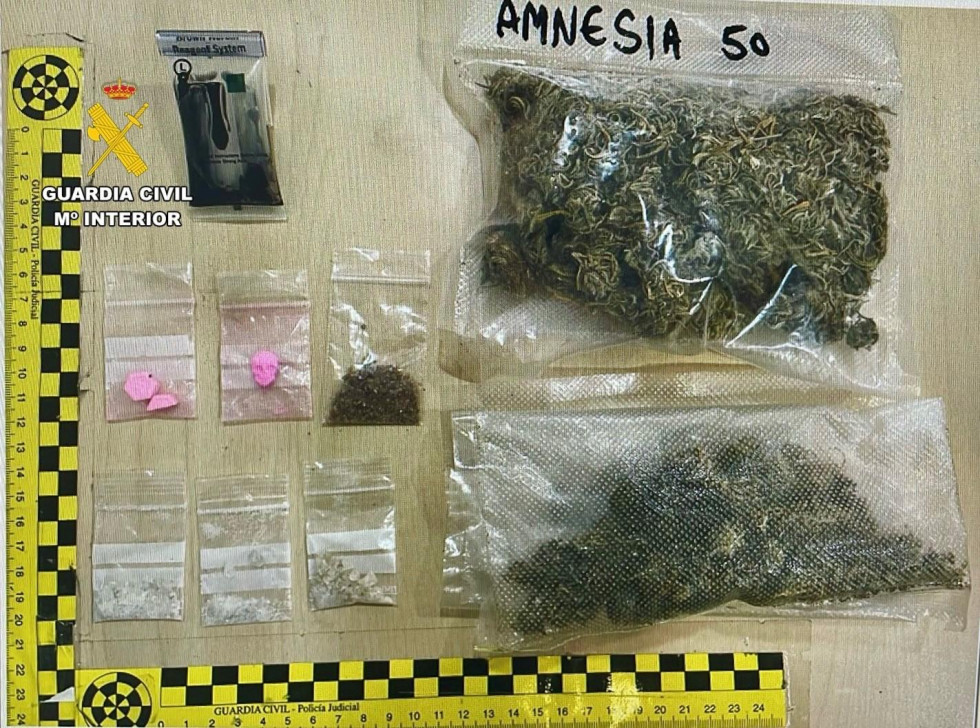 Detenido en Navalmoral un hombre por tráfico de drogas durante un control de la Guardia Civil