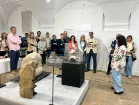 Relieves visigodos, romanos y estelas ya pueden verse en el Museo de Cáceres
