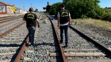 Detenido un vecino de Calamonte por robar cableado ferroviario valorado en más de 18.000 euros