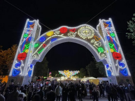 Más de medio millón de bombillas iluminarán el recinto ferial de Cáceres