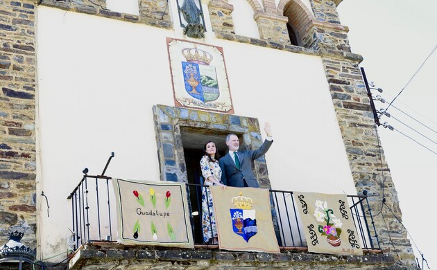 Reyes guadalupe visita felipe letizia Extremadura
