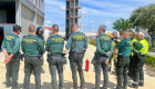 Bomberos provinciales instruyen a cuerpos de seguridad en técnicas de extinción de incendios