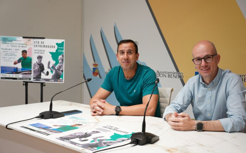 Don Benito recibirá el Campeonato de Extremadura de Tenis de Mesa
