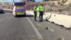 Vuelca un camión cargado de botellas en la A-5