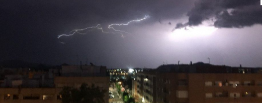 La Aemet activa el nivel amarillo por tormentas en la provincia de Badajoz