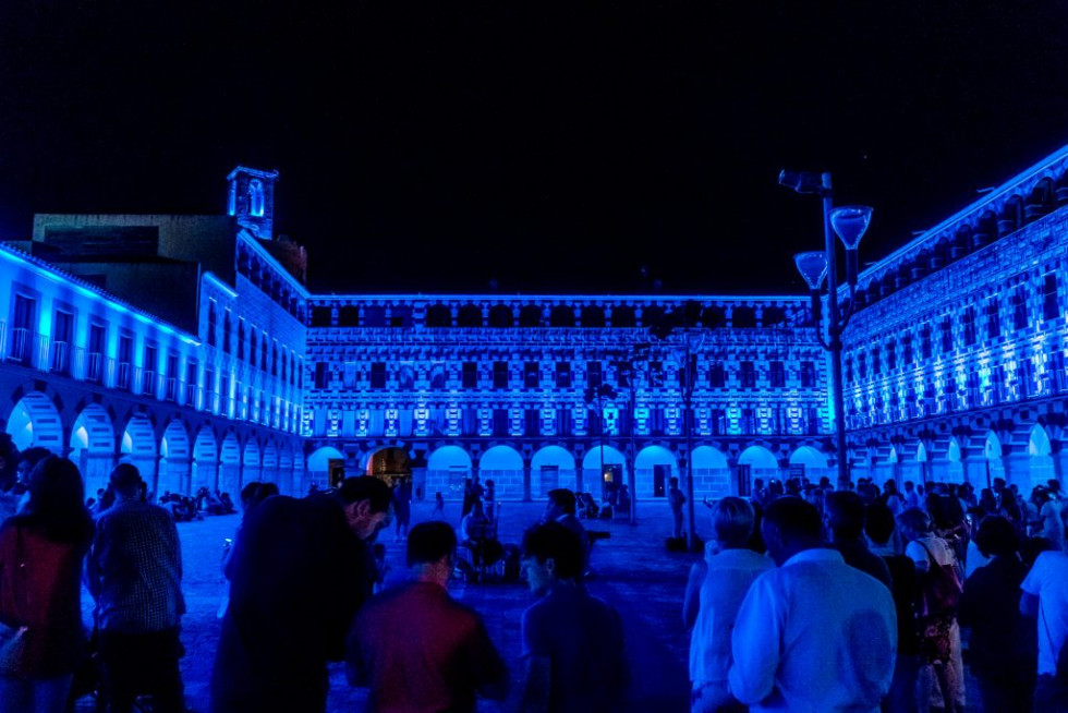 Alcer Badajoz conmemora el Día Nacional del Donante iluminando los edificios más emblemáticos
