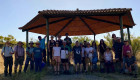 Una veintena de personas participa en una visita guiada al yacimiento de Hornachuelos