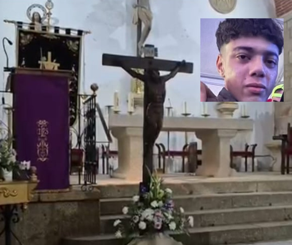 Multitudinario y emotivo adiós en Moraleja a Lincoln Medina, joven de 21 años fallecido en accidente