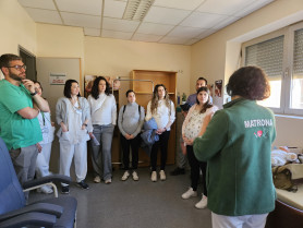El Hospital San Pedro de Alcántara organiza visitas guiadas al paritorio para embarazadas
