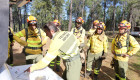 Declarado el nivel 1 de peligrosidad en un incendio en La Roca de la Sierra