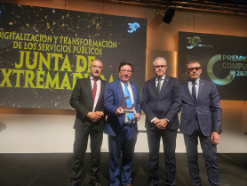 La Junta, premiada a nivel nacional por su impulso a la transformación digital de la administración pública