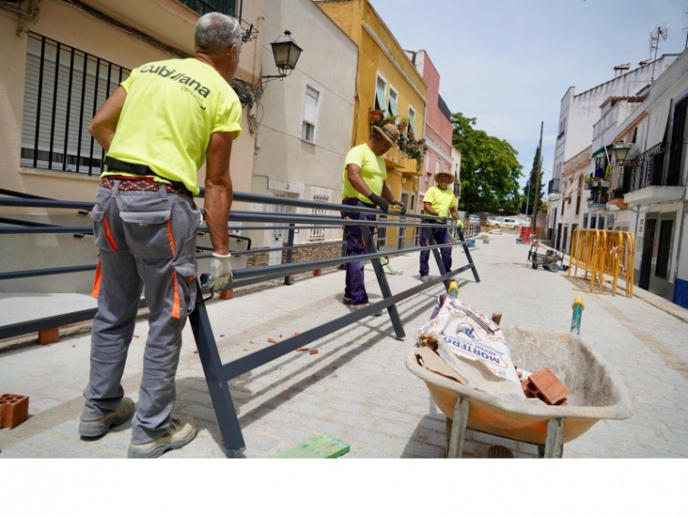 El entorno de la plaza Santa Ana ultima su remodelación con las actuaciones en Donoso Cortés