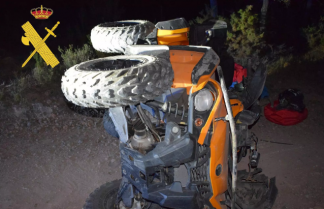 Herido un hombre de 48 años en un accidente de quad ocurrido esta madrugada en Las Hurdes