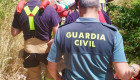 Bomberos y Guardia Civil auxilian a una senderista herida en el Valle del Jerte