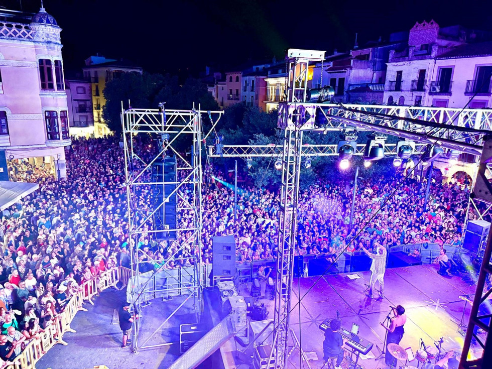 La Feria de Plasencia llenará la Plaza Mayor de música, djs y grandes conciertos
