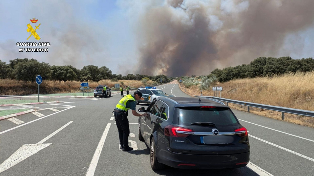 INCENDIO FORESTAL EXTREMADURA