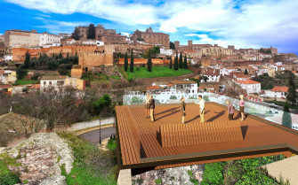 El Mirador de San Marquino será la obra principal del Consorcio Cáceres Ciudad Histórica en 2025