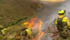 Desactivado el nivel 1 de alerta por un incendio forestal en Trujillo