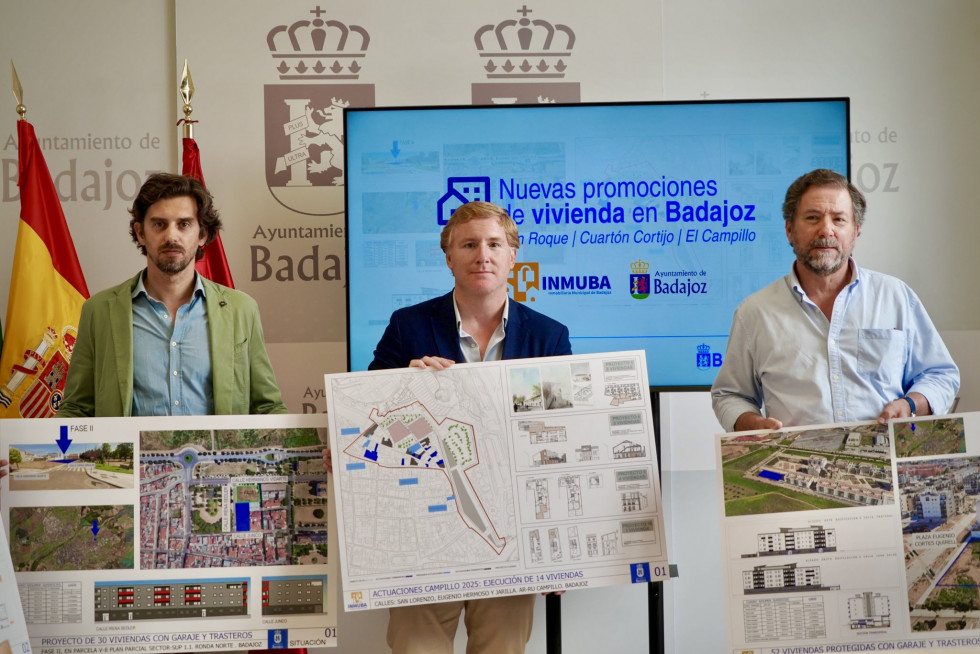Badajoz lanza dos nuevas promociones de Vivienda de Protección Oficial